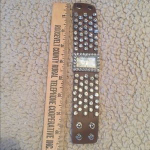 Women’s Geneva Brown Leather Watch